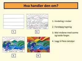 forhåndsvisning - KUNST - trinn for trinn: Landskap i varme og kalde farger - side 3