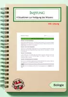 Vorschau - Arbeitsblätter - Situationen zur Wissensüberprüfung zu Impfmethoden - Deckblatt