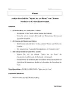 Vorschau - Test - Klausur - Analyse des Gedichts "Sprich aus der Ferne" von Clemens Brentano im Kontext der Romantik - Seite 1