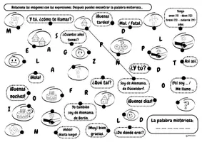 Vorschau - Arbeitsblätter - ¡Hola! ¿Cómo te llamas? - gemischte Übungsmaterialien - Seite 3