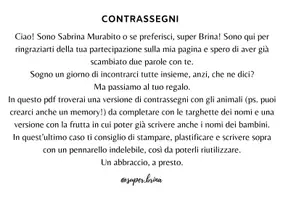 anteprima - Flashcard - Contrassegni - Pagina 1