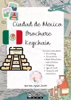 Vista previa - Manualidades / Dibujos para colorear - CIUDAD DE MÉXICO BROCHURE KEYCHAIN- LET'S TRAVEL - página 1
