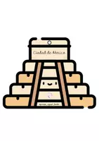 Vista previa - Manualidades / Dibujos para colorear - CIUDAD DE MÉXICO BROCHURE KEYCHAIN- LET'S TRAVEL - página 2