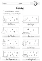 Vorschau - Arbeitsblätter - Purzelwörter Frühling (Schüttelwörter) - kostenlos - Seite 3