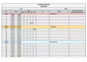 Vorschau - Lehrpläne/Lehrermaterial - Stoffverteilungsplan/Jahresplan für das Schuljahr 2024/2025 Rheinland-Pfalz - Seite 2