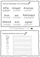 Vorschau - Arbeitsblätter - Heftchen Buchstaben von Aa bis Gg - Seite 2