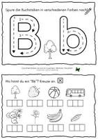 Vorschau - Arbeitsblätter - Heftchen Buchstaben von Aa bis Gg - Seite 3