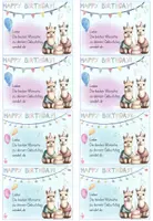 Vorschau - Poster - 🎉 Geburtstag in der Grundschule feiern – Deko-Set für die Lamaklasse/ Alpakaklasse (Klassentier Lama oder Alpaka) 🦙🎂🎉 - Seite 2
