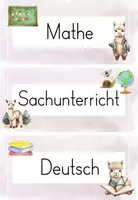 Vorschau - Präsentationen/Tafelbilder - Tagestransparenzen „Alpakaklasse“ / "Lamaklasse"– Stundenplan- und Tagesstruktur-Karten für die Grundschule - Seite 2