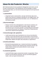 Vorschau - Arbeitsblätter - KOSTENLOS Ideen für die Frederick- Woche - Seite 1