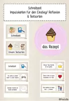Vorschau - Bildkarten - Schreibzeit und Textsorten - Deckblatt
