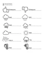 Vorschau - Arbeitsblätter - Arbeitsblätter Spanisch - Wetter- ¿Qué tiempo hace? - Seite 2