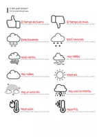 Vorschau - Arbeitsblätter - Arbeitsblätter Spanisch - Wetter- ¿Qué tiempo hace? - Seite 3