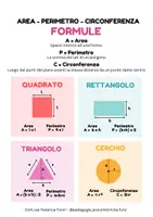 anteprima - Materiale di supporto/inclusione - Area - perimetro - circonferenza - Pagina di copertina
