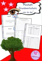 Vorschau - Arbeitsblätter - Miniheft Grundwortschatz "au zu äu" - Deckblatt
