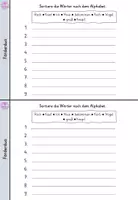 Vorschau - Arbeitsblätter - Materialpaket Minihefte zum Grundwortschatz - Seite 3