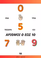 Προεπισκόπηση - Πλάνο μαθήματος / Υλικό για τον εκπαιδευτικό - ΑΡΙΘΜΟΙ 0-10 - Εξώφυλλο