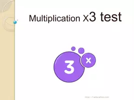 Aperçu - Apprentissages en autonomie - Tests Multiplication Faciles PowerPoint - Tables 1 à 12 - Page 1