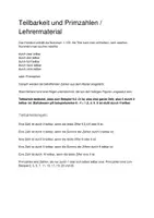 Vorschau - Arbeitsblätter - Teilbarkeitsregeln und Primzahlen (7. Klasse) - Seite 3