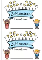 Vorschau - Arbeitsblätter - Zahlenstrahl bis 20 - Miniheft für den Zahlenraum 20 - Seite 1
