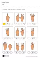 Aperçu - Feuilles d'exercices - 12 Fiches pour Apprendre à Compter de 1 à 4 en Maternelle - Page 2