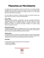 Vista previa - Tarjetas / Manipulativos - Mascotas en Movimiento - página 1