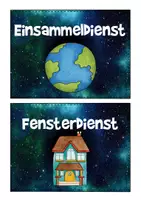 Vorschau - Bildkarten - Klassendienste im Weltraumlook Classroom Management - Seite 3