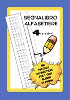anteprima - Materiale di supporto/inclusione - Segnalibro alfabetiere 4 caratteri - Pagina di copertina