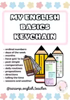 anteprima - Materiale di supporto/inclusione - IL MIO PORTACHIAVI DELLE BASI D'INGLESE (EDIZIONE 1) - Pagina di copertina