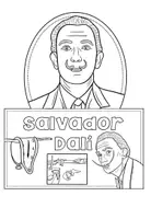 Vorschau - Arbeitsblätter - Salvador Dali - Künstler - Flipbook einen Steckbrief erstellen & Kunstbetrachtung - Seite 2