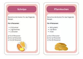 Vorschau - Spiele - Karten Rezepte berechnen - Das Leben & seine Kosten - Proportionalität - Seite 2