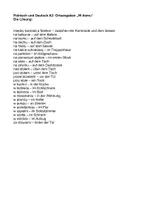Vorschau - Arbeitsblätter - Polnisch und Deutsch A2 Ortsangaben W domu + Lösung - Seite 1