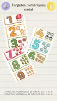 anteprima - Flashcard - Cartoline digitali di Natale, da 1 a 9 - Pagina 1
