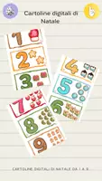 anteprima - Flashcard - Cartoline digitali di Natale, da 1 a 9 - Pagina di copertina