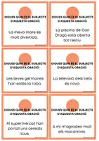 Vista previa - Tarjetas / Manipulativos - EL JOC DE DITS - ELS NOMS! - página 2