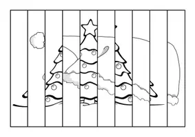 Vorschau - Mal- und Bastelvorlagen - Faltbilder für Weihnachten - Kunstunterricht - Seite 2