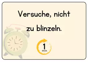 Vorschau - Präsentationen/Tafelbilder - 1 Minuten Experiment - Deckblatt