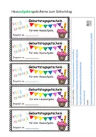 Vorschau - Anderer Materialtyp - Hausaufgaben Gutscheine - Paket - Seite 1