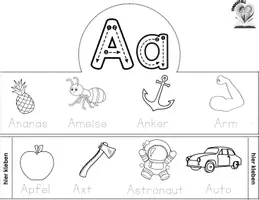 Vorschau - Arbeitsblätter - ABC-Kronen: Lernen und Basteln mit Buchstaben - Seite 3