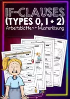 Vorschau - Arbeitsblätter - If-clauses (types 0, 1 & 2) • ABs + Musterlösung - Deckblatt
