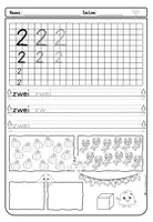 Vorschau - Arbeitsblätter - Ziffer 2 (Zahleneinführung) - Seite 2