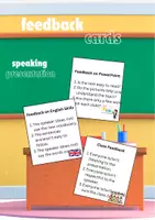 Vorschau - Aufgabenkarten - Feedback-Karten (6+): Speaking Presentation - Deckblatt