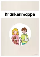 Vorschau - Arbeitsblätter - Krankenmappe / Krankenpost - Deckblatt und Kopiervorlage - Seite 2