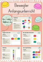 Vorschau - Aufgabenkarten - Bewegter Unterricht mit Stapelsteinen (wachsende Kartei) - Deckblatt