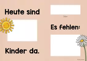 Vorschau - Poster - Aushang - anwesende und fehlende Kinder - Seite 3