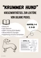 Vorschau - Arbeitsblätter - Materialpaket zur Lektüre "Krummer Hund" (Juliane Pickel) - Deckblatt