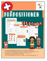 Vorschau - Arbeitsblätter - Präpositionen (Schweiz) - Deckblatt