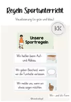 Vorschau - Poster - Sportregeln - Visualisierung - Deckblatt