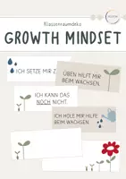 Vorschau - Anderer Materialtyp - Growth Mindset - Sprüche Klassenraum - Deckblatt