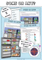 Vorschau - Arbeitsblätter - Some or any? - Deckblatt